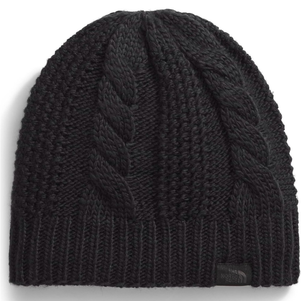 The North Face Black Cable Knit Beanie